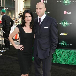 Liza Marshall, Mark Strong in Los Angeles Premiere of Warner Bros. Pictures Green Lantern