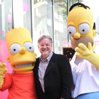 Matt Groening in Creator of The Simpsons Matt Groening Receives A Star on The Hollywood Walk of Fame