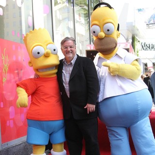 Matt Groening in Creator of The Simpsons Matt Groening Receives A Star on The Hollywood Walk of Fame