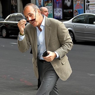 Matt Lauer in The Late Show with David Letterman - Arrivals