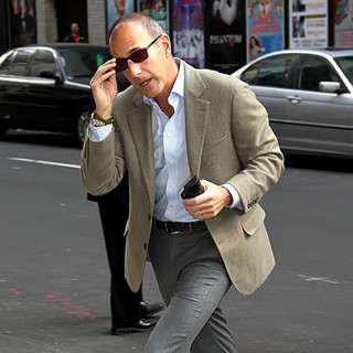 Matt Lauer in The Late Show with David Letterman - Arrivals