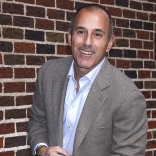 Matt Lauer in The Late Show with David Letterman - Arrivals