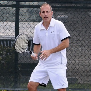 Matt Lauer in The Chris Evert-Raymond James Pro-Celebrity Tennis Classic