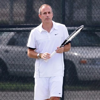 Matt Lauer in The Chris Evert-Raymond James Pro-Celebrity Tennis Classic
