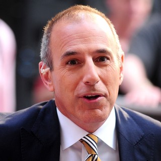 Matt Lauer in Matt Lauer Outside Rockefeller Center for The Today Show's Concert Series