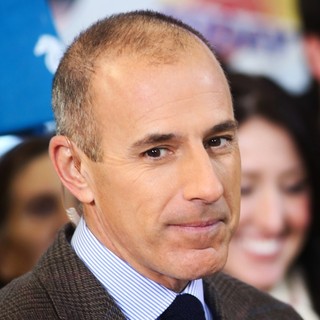 Matt Lauer in NBC's Today Show Hosts Matt Lauer and Savannah Guthrie Present The Show from Boston