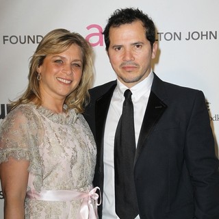 Justine Maurer, John Leguizamo in 21st Annual Elton John AIDS Foundation's Oscar Viewing Party