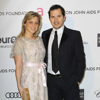Justine Maurer, John Leguizamo in 21st Annual Elton John AIDS Foundation's Oscar Viewing Party