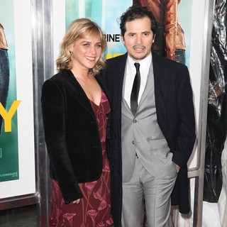 Justine Maurer, John Leguizamo in The One for the Money Premiere