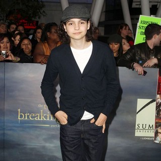 Max Burkholder in The Premiere of The Twilight Saga's Breaking Dawn Part II