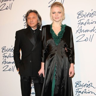 Leon Max, Katia Elizarova in British Fashion Awards 2011 - Arrivals