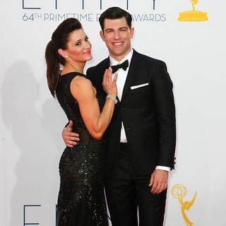 Max Greenfield in 64th Annual Primetime Emmy Awards - Arrivals