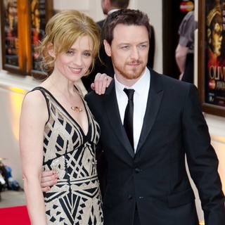 James McAvoy in The Olivier Awards 2013 - Arrivals - mcavoy-duff-olivier-awards-2013-03