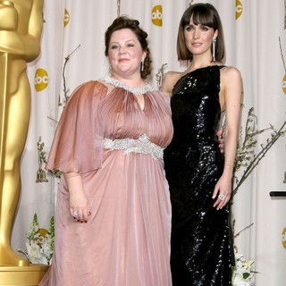 Melissa McCarthy, Rose Byrne in 84th Annual Academy Awards - Press Room
