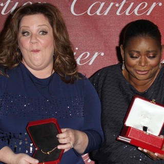Melissa McCarthy, Octavia Spencer in The 23rd Annual Palm Springs International Film Festival Awards Gala - Press Room