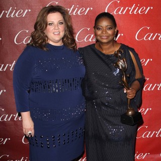 Melissa McCarthy, Octavia Spencer in The 23rd Annual Palm Springs International Film Festival Awards Gala - Press Room
