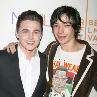Jesse McCartney, Ezra Miller in 9th Annual Tribeca Film Festival - Premiere of Beware the Gonzo - Arrivals