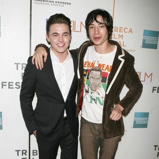 Jesse McCartney, Ezra Miller in 9th Annual Tribeca Film Festival - Premiere of Beware the Gonzo - Arrivals