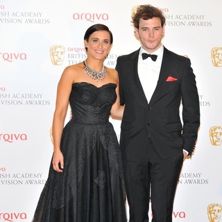 Vicky McClure, Sam Claflin in The 2012 Arqiva British Academy Television Awards - Winners Board