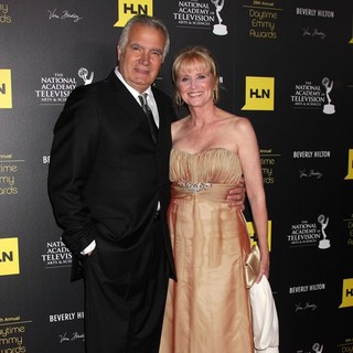 John McCook, Laurette Spang in 39th Daytime Emmy Awards - Arrivals