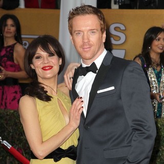 Helen McCrory, Damian Lewis in 19th Annual Screen Actors Guild Awards - Arrivals