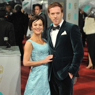 Helen McCrory, Damian Lewis in The 2013 EE British Academy Film Awards - Arrivals