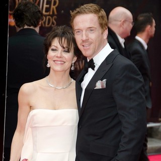 Damian Lewis in The Olivier Awards 2013 - Arrivals - mccrory-lewis-olivier-awards-2013-02