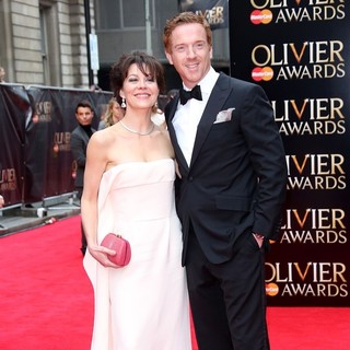 Helen McCrory, Damian Lewis in The Olivier Awards 2013 - Arrivals