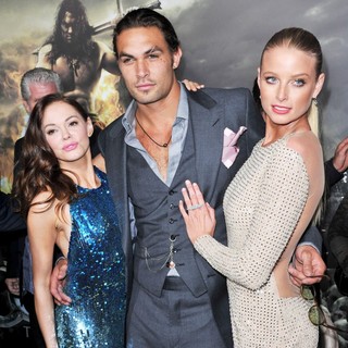 Rose McGowan, Jason Momoa, Rachel Nichols in The LA Premiere of Conan the Barbarian
