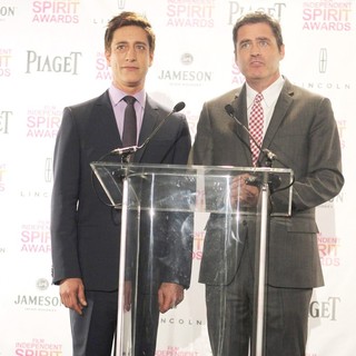 Sean McManus, Josh Welsh in 2013 Independent Spirit Awards Nominations Ceremony