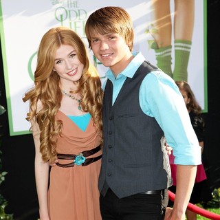 Katherine McNamara, Joel Courtney in The World Premiere of The Odd Life of Timothy Green - Arrivals