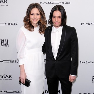 Katharine McPhee, Olivier Theyskens in The amfAR Gala 2013