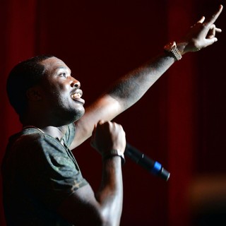 Meek Mill in Meek Mill Performing During His Dream and Nightmare Tour