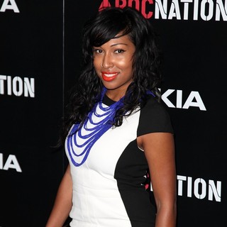 Melanie Fiona in Roc Nation Pre-Grammy Brunch