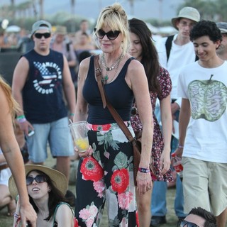 Melanie Griffith in Celebrities at The 2012 Coachella Valley Music and Arts Festival - Week 2 Day 2