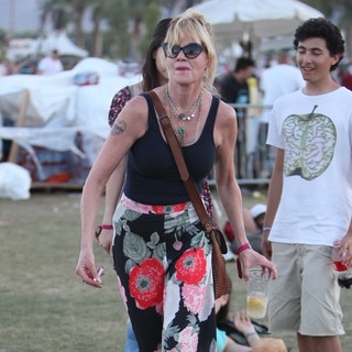 Melanie Griffith in Celebrities at The 2012 Coachella Valley Music and Arts Festival - Week 2 Day 2