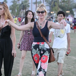 Melanie Griffith in Celebrities at The 2012 Coachella Valley Music and Arts Festival - Week 2 Day 2