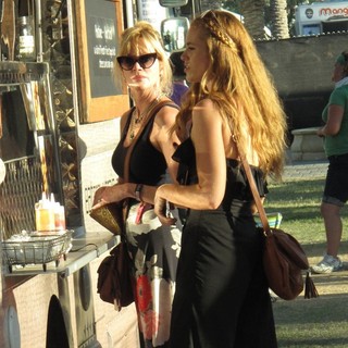 Melanie Griffith in Celebrities at The 2012 Coachella Valley Music and Arts Festival - Week 2 Day 2