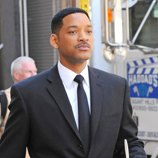 Will Smith in On The Set of 'Men in Black 3' Shooting in NYC