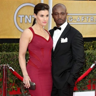 Idina Menzel, Taye Diggs in 19th Annual Screen Actors Guild Awards - Arrivals