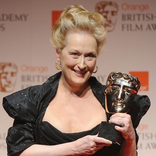 Meryl Streep in Orange British Academy Film Awards 2012 - Press Room