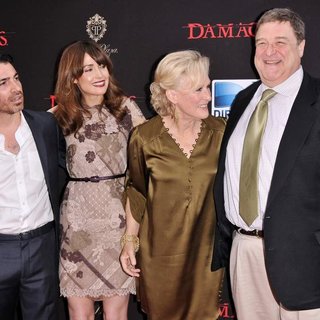 Chris Messina, Rose Byrne, Glenn Close, John Goodman in Damages Season 4 Premiere - Arrivals