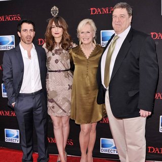 Chris Messina, Rose Byrne, Glenn Close, John Goodman in Damages Season 4 Premiere - Arrivals