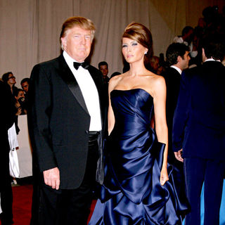 Donald Trump, Melania Trump in The Costume Institute Gala Benefit