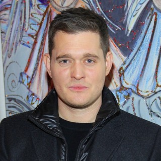 Michael Buble in Michael Buble Performing Live at Christmas Market Gendarmenmarkt