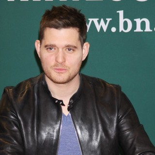 Michael Buble Signs Copies of His Album To Be Loved