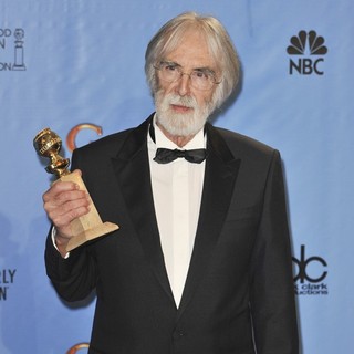 Michael Haneke in 70th Annual Golden Globe Awards - Press Room