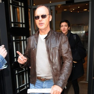 Michael Keaton in Michael Keaton Leaves BBC Radio 2 Studios