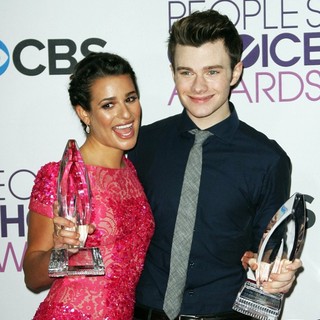 Chris Colfer in People's Choice Awards 2013 - Press Room - michele-colfer-people-s-choice-awards-2013-press-room-01