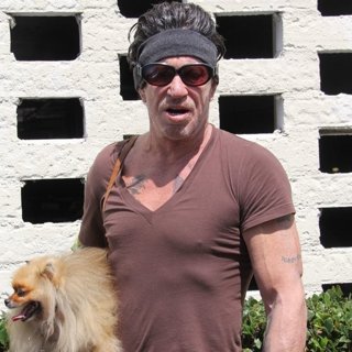 Mickey Rourke-Mickey Rourke Goes for Coffee